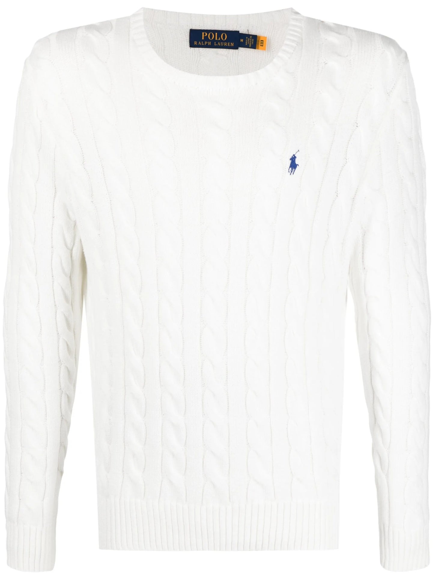 Ralph Lauren - Maglia Trecce - Bianco