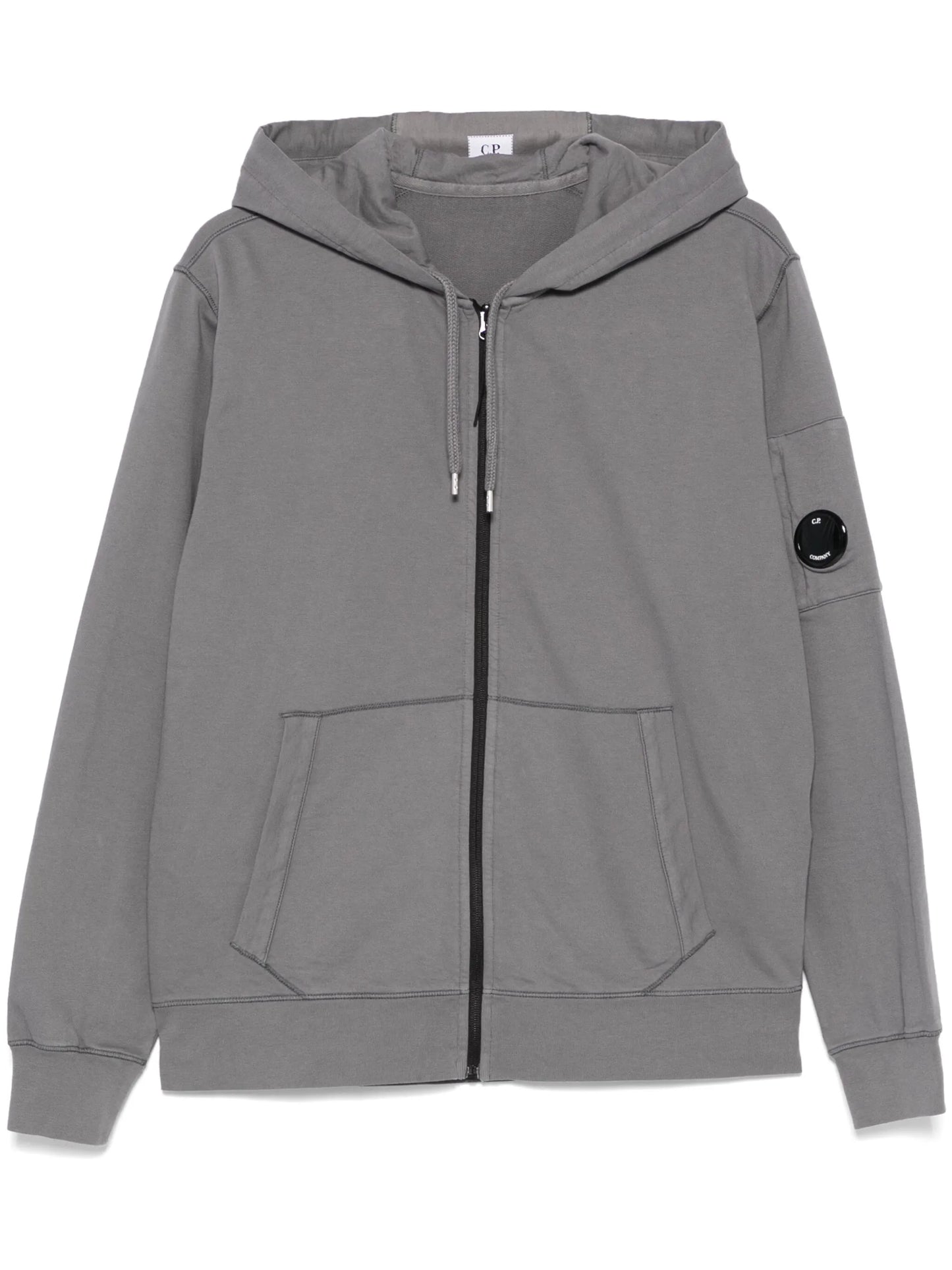 C.P. Company - Felpa Zip Capp. - Piombo
