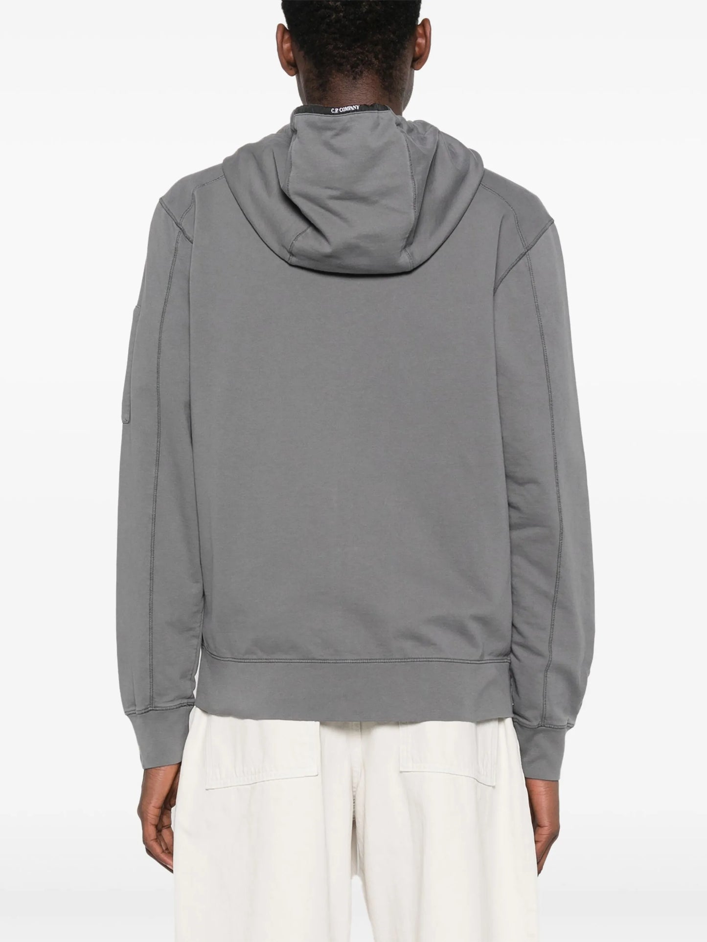 C.P. Company - Felpa Zip Capp. - Piombo