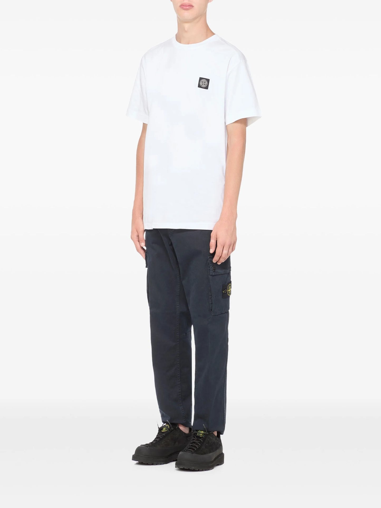 Stone Island - T-Shirt. - Bianco