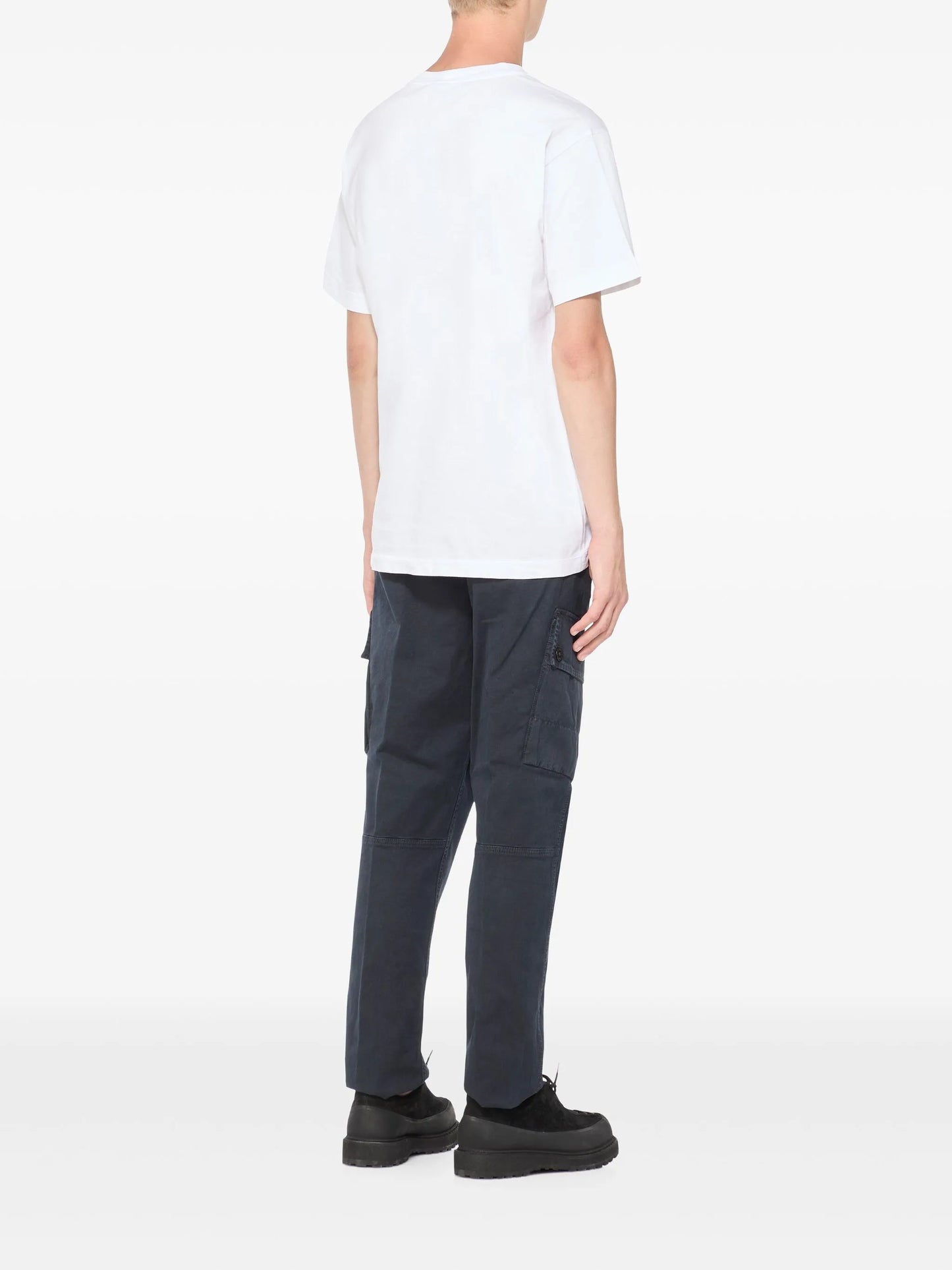 Stone Island - T-Shirt. - Bianco