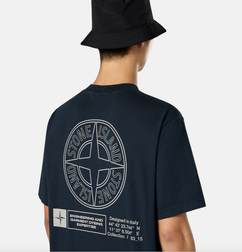 Stone Island - T-Shirt. - Blu