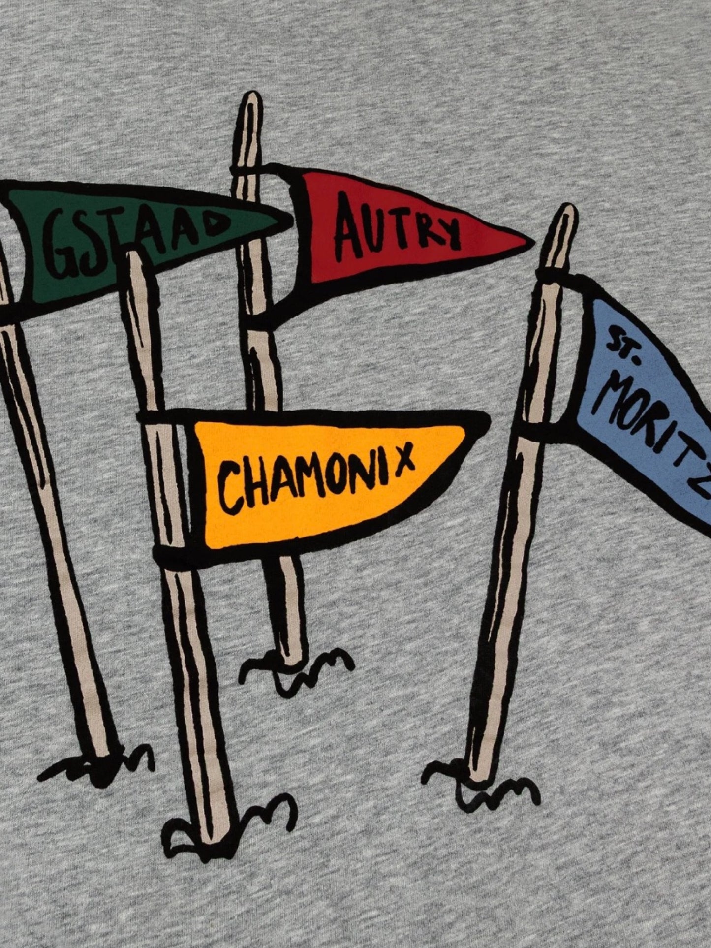 Autry - Tshirt - Grigio