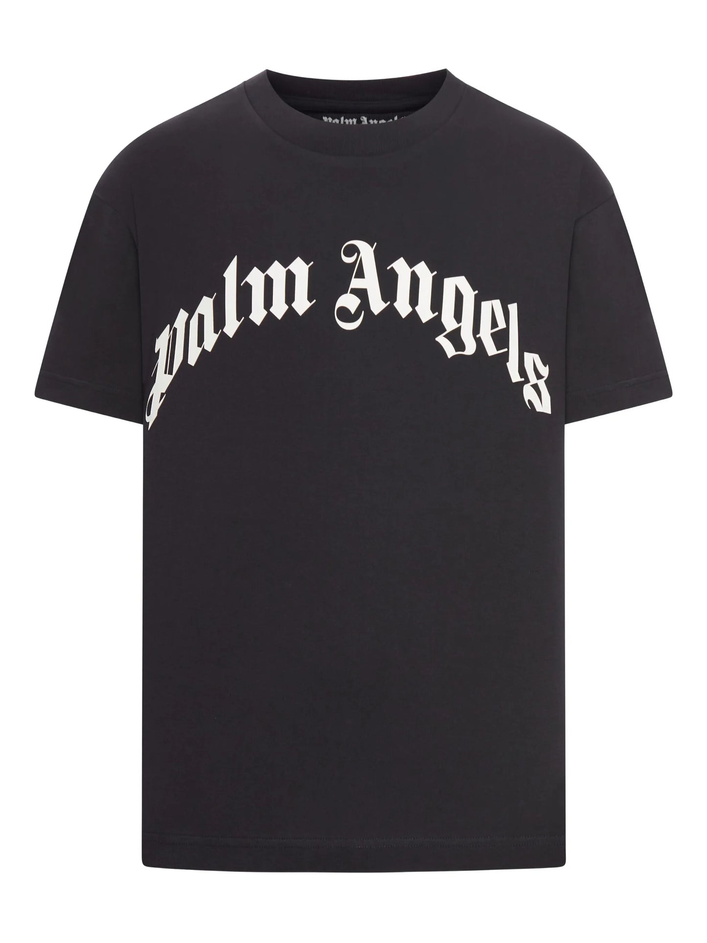 Palm Angels - Curved Logo Reg Tee - Nero