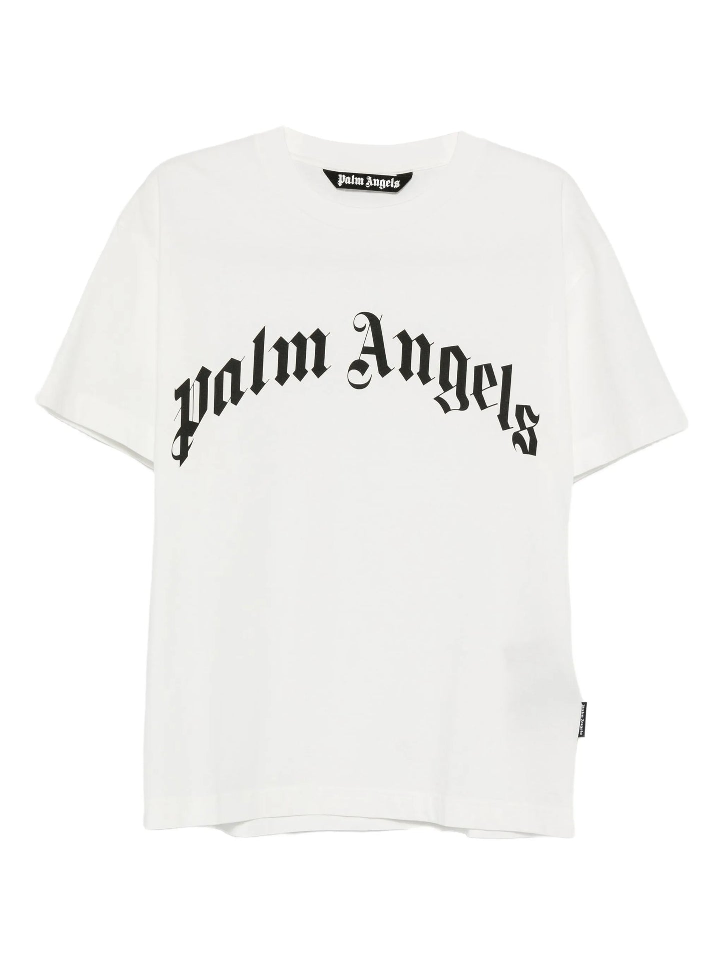 Palm Angels - Curved Logo Reg Tee - Bianco