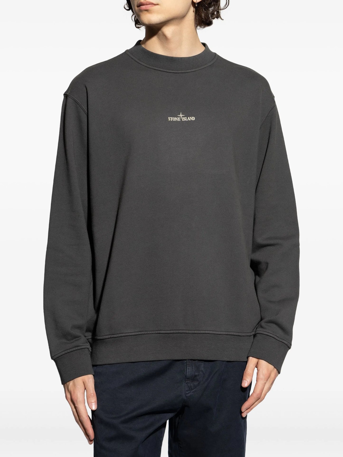 Stone Island - Felpa Crew Neck. - Grigio