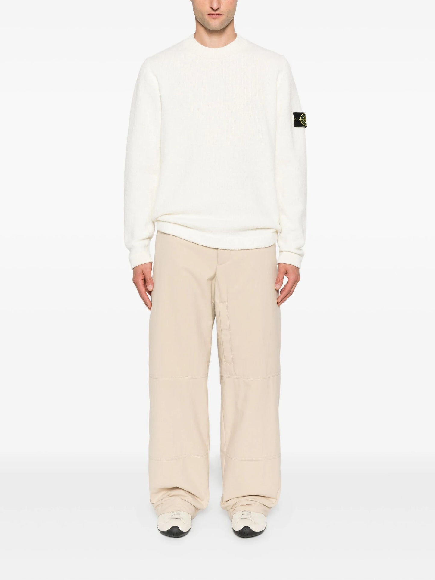 Stone Island - Crew Neck. - Burro