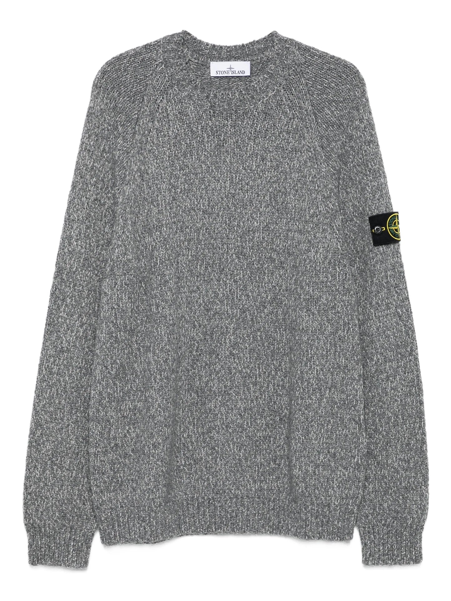 Stone Island - Crew Neck Mouline. - Grigio