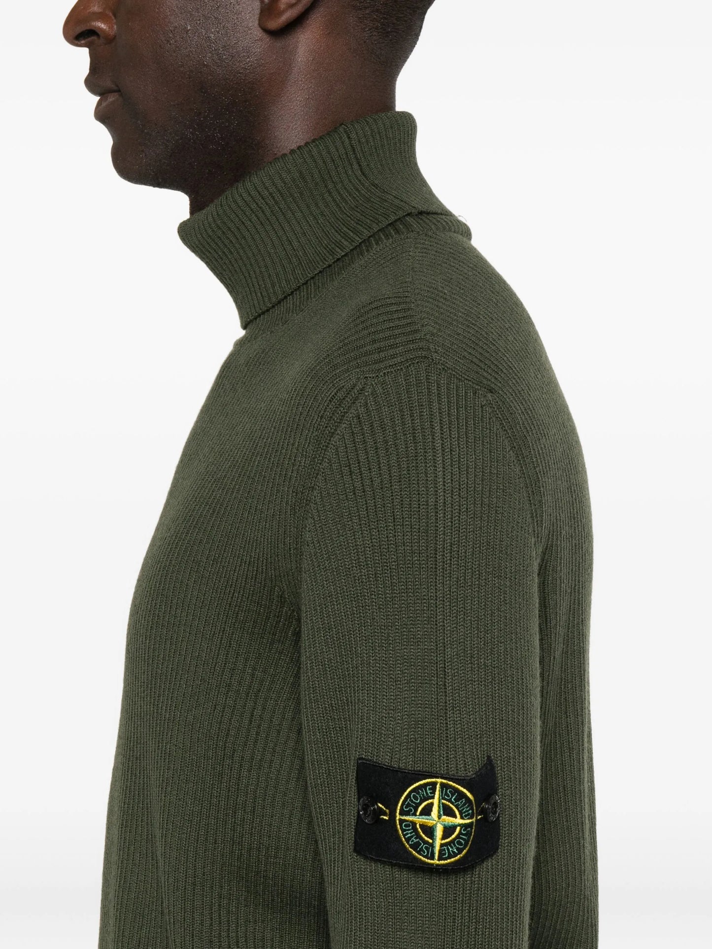 Stone Island - T-Neck Costa Inglese - Verde