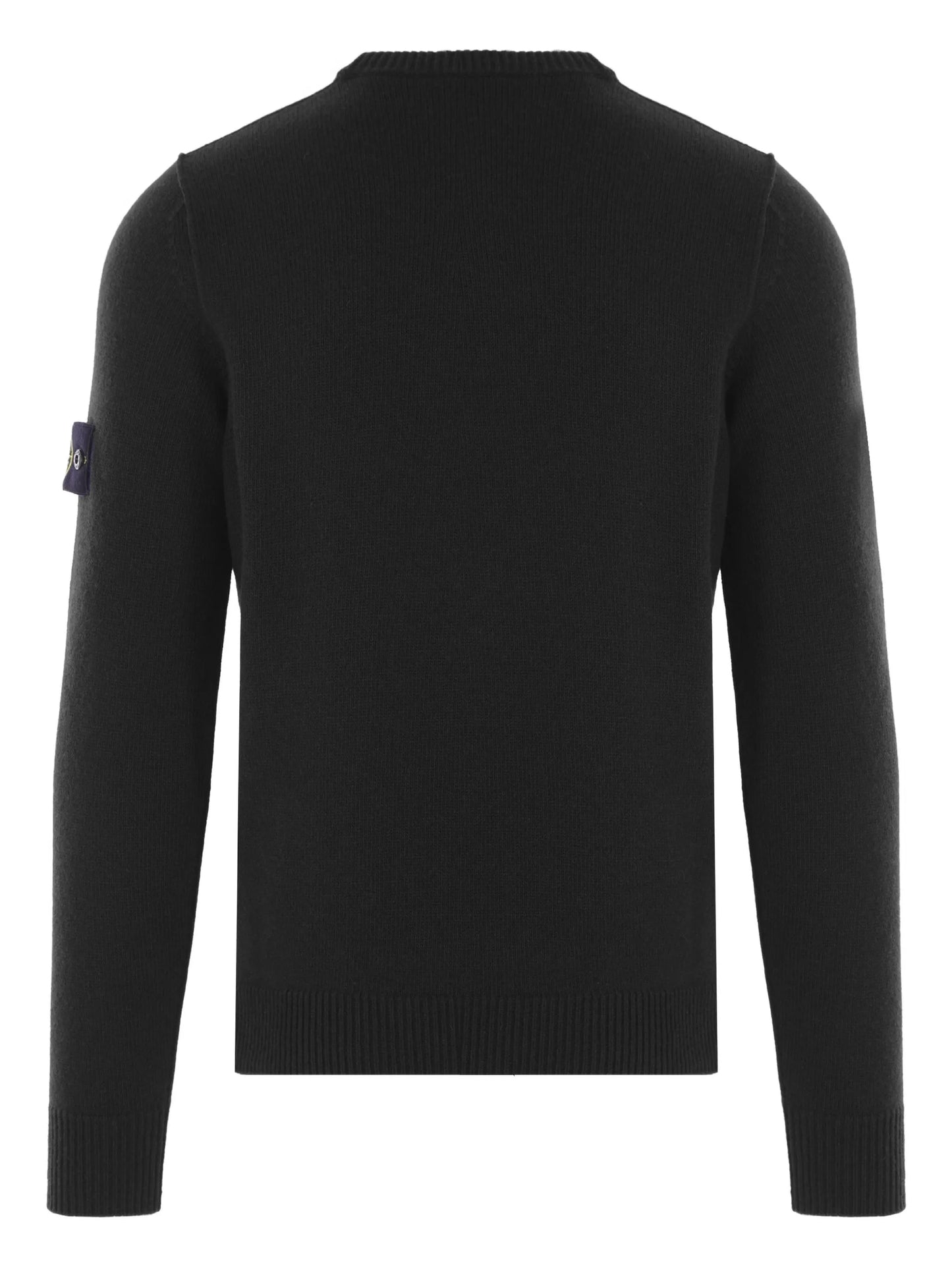 Stone Island - Crew Neck Lambswool. - Nero