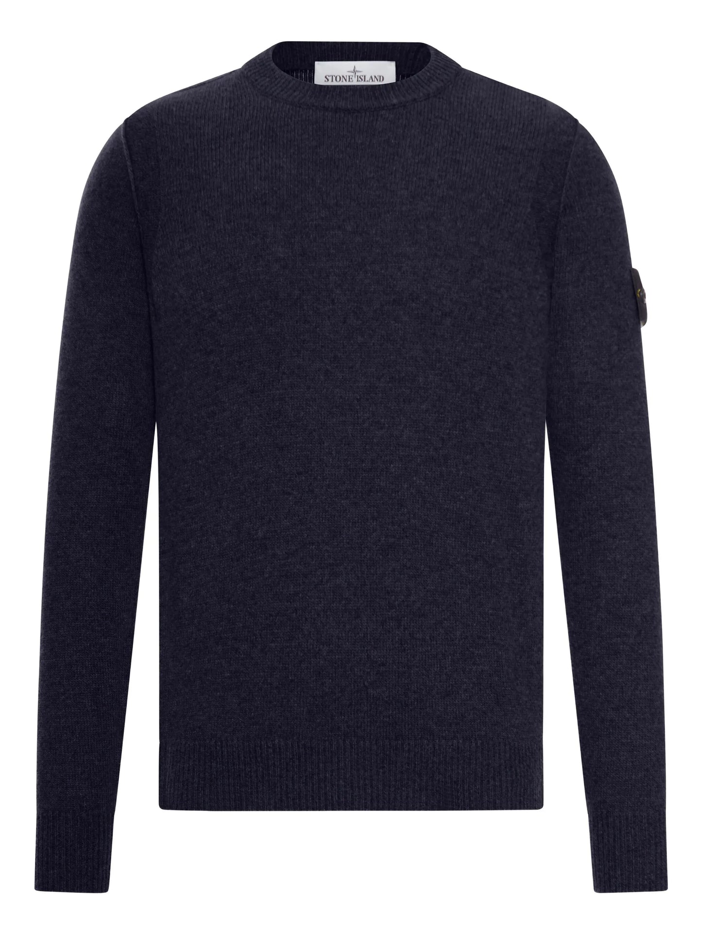 Stone Island - Crew Neck Lambswool. - Blu