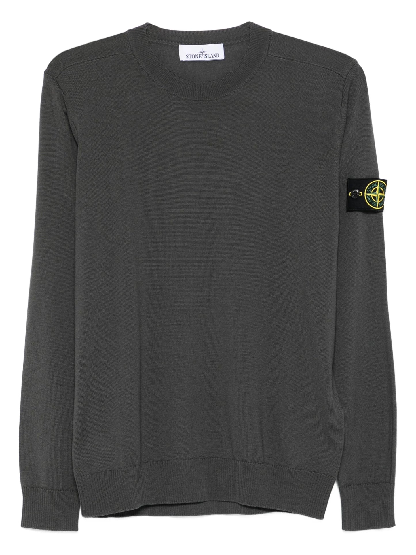 Stone Island - Crew Neck Merino. - Grigio