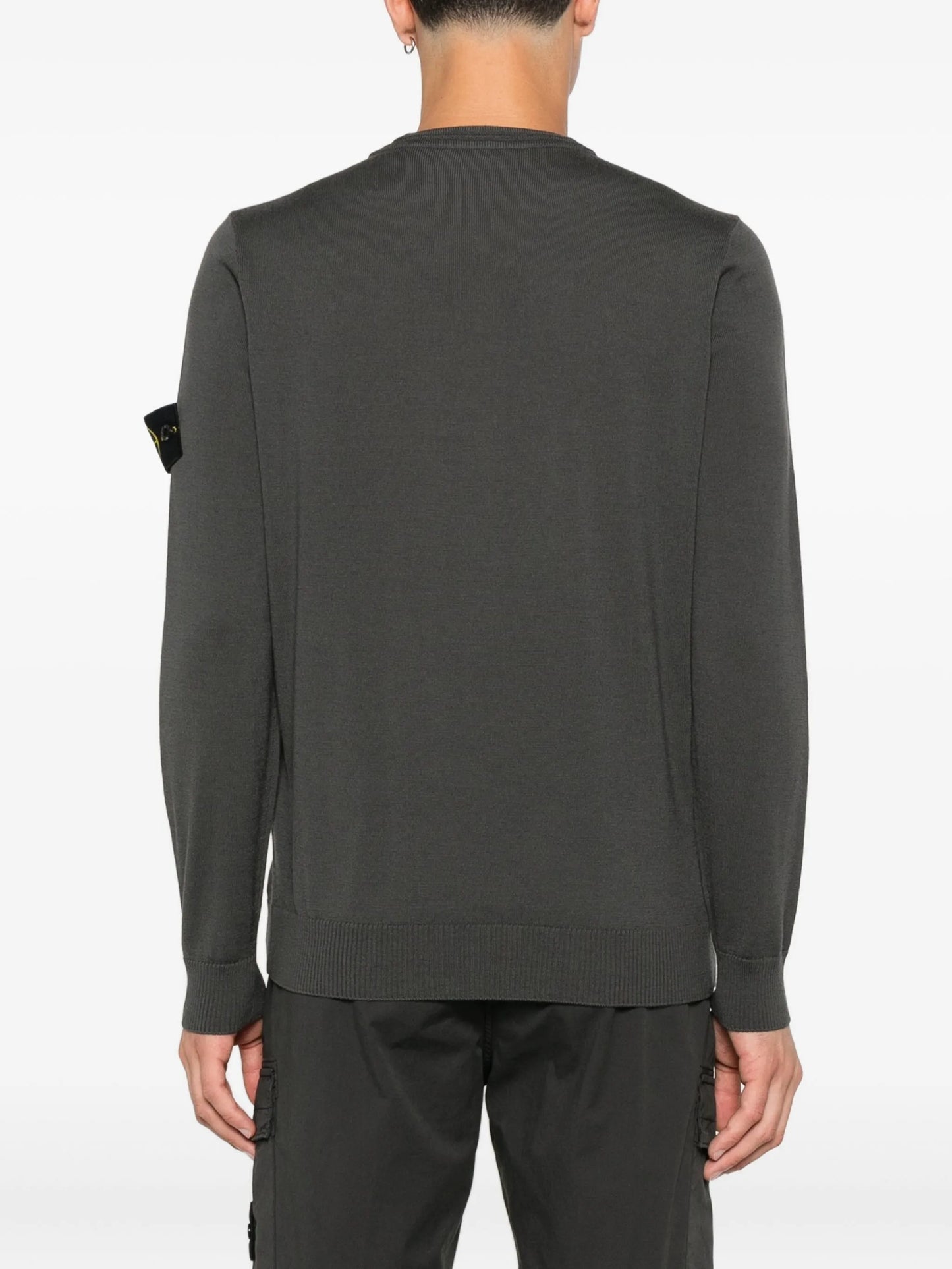 Stone Island - Crew Neck Merino. - Grigio