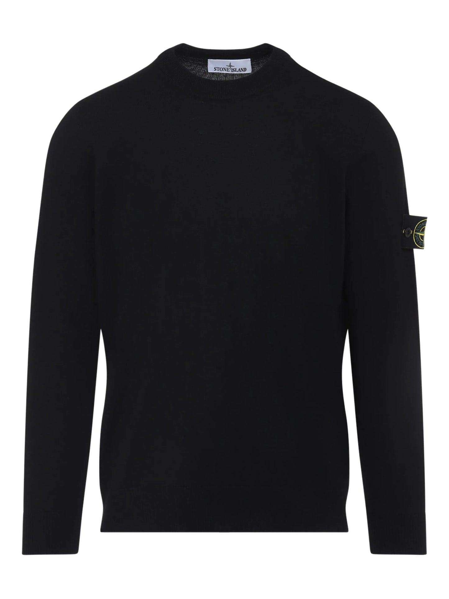 Stone Island - Crew Neck Merino. - Nero
