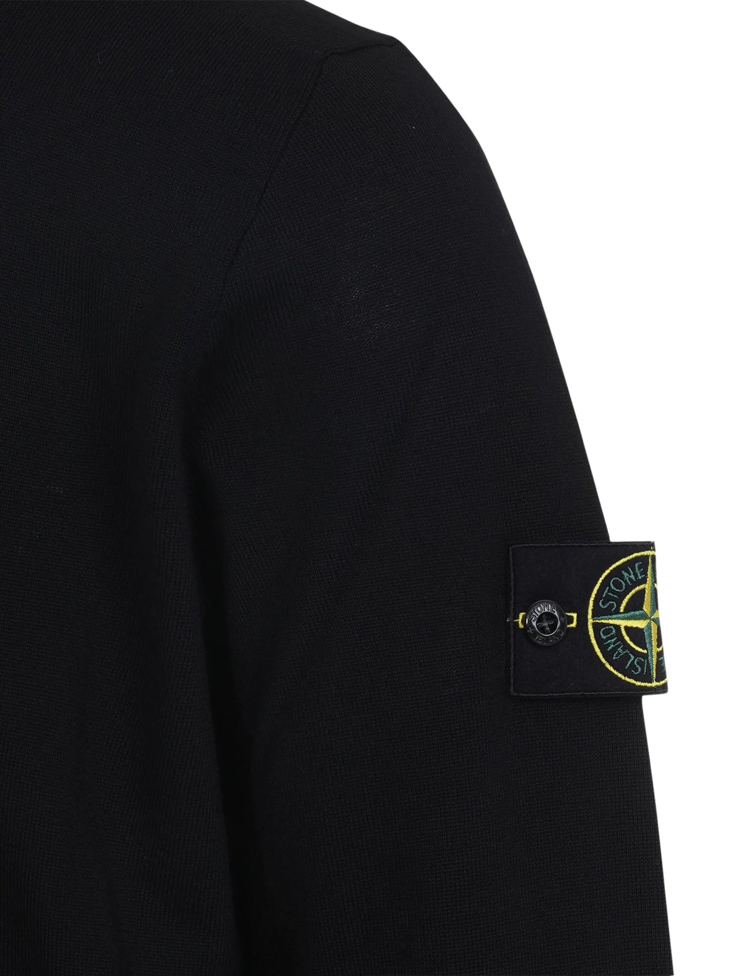 Stone Island - Crew Neck Merino. - Nero