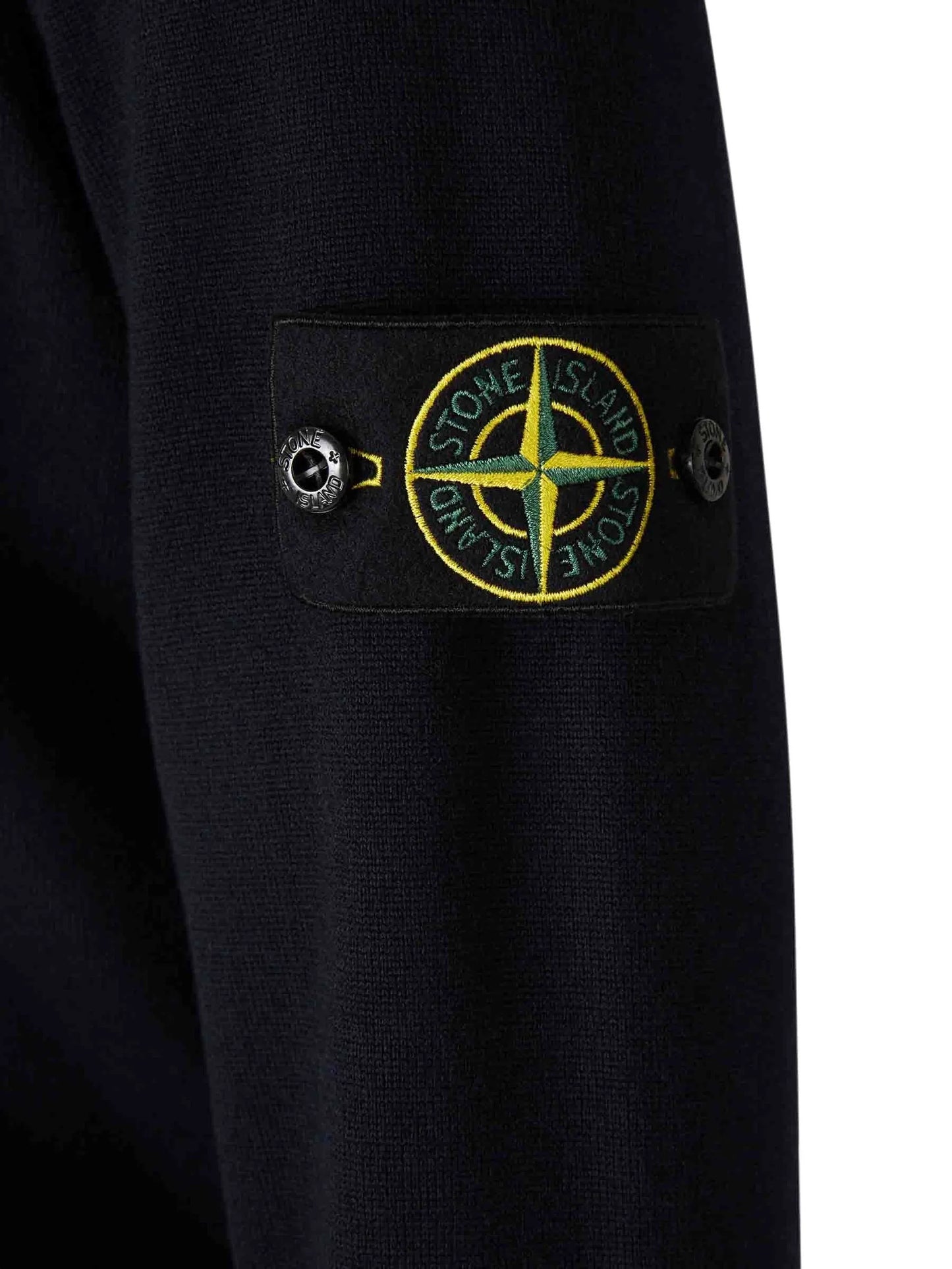 Stone Island - Crew Neck Merino. - Blu
