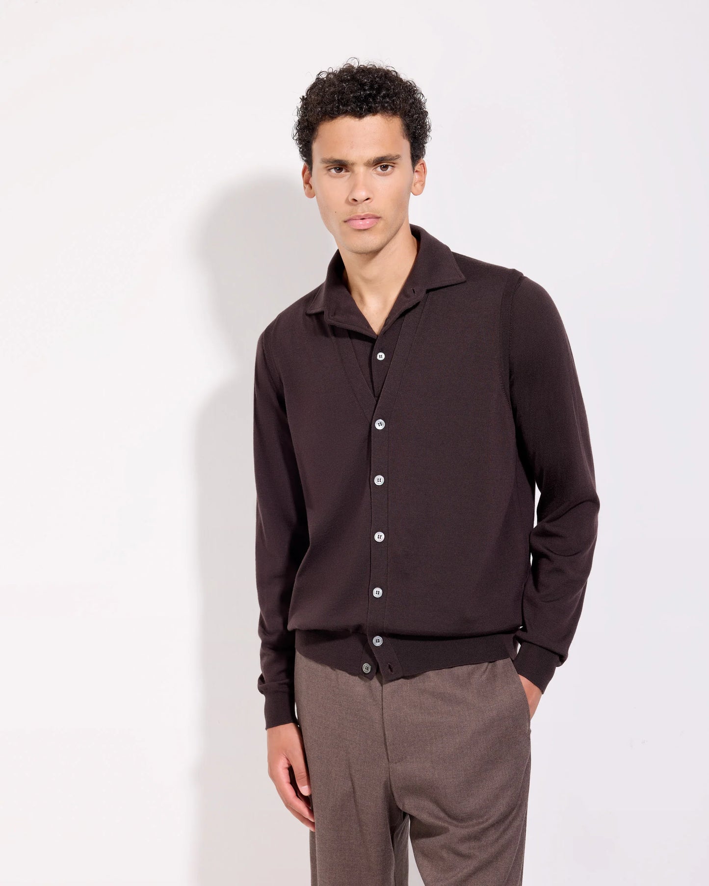 Filippo De Laurentis - Gilet - Marrone