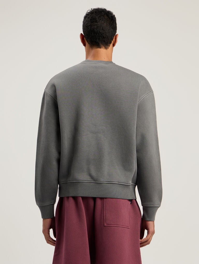 Palm Angels - Neck Logo Reg Crew - Grigio