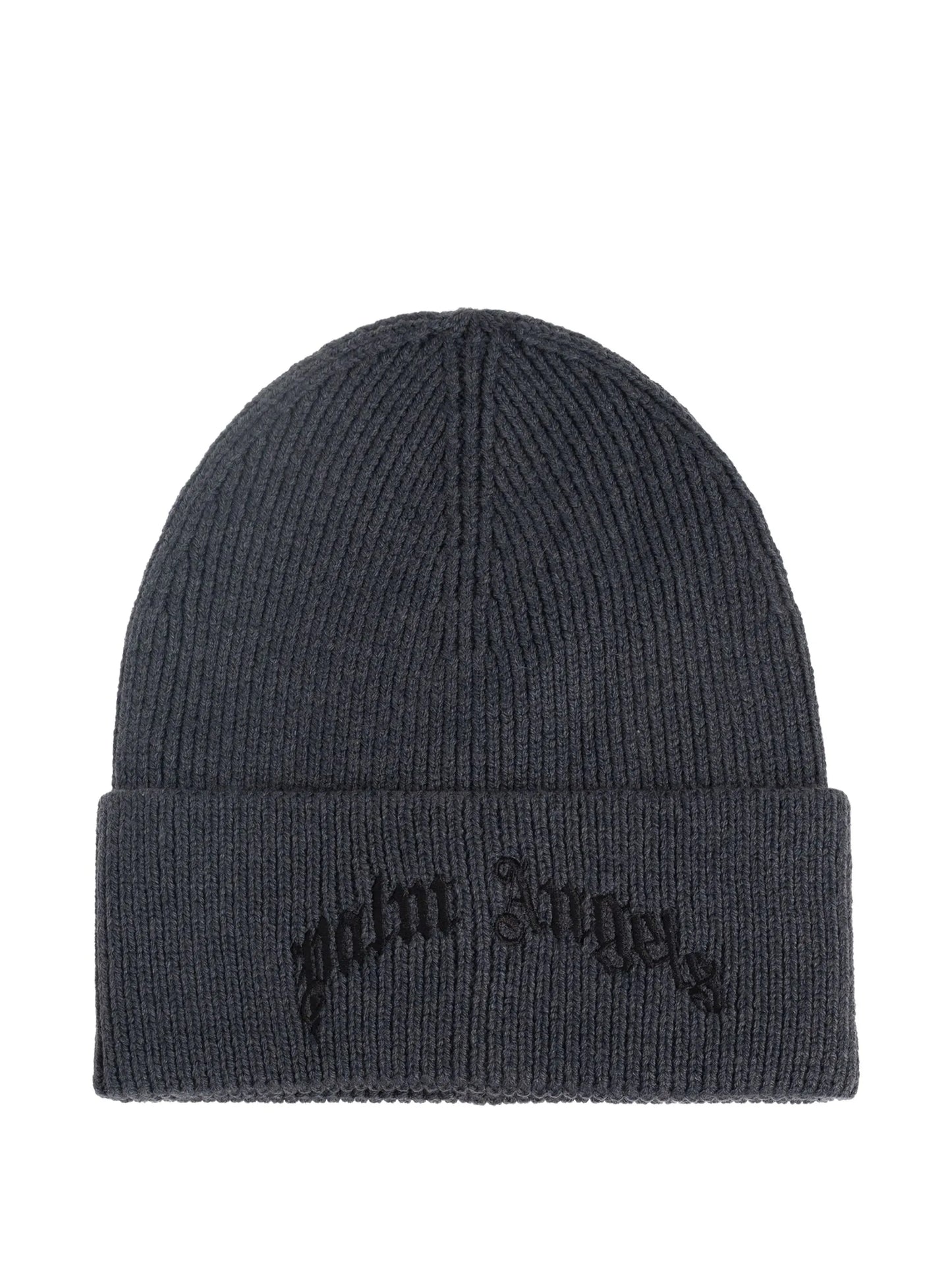 Palm Angels - Curved Logo Beanie - Grigio