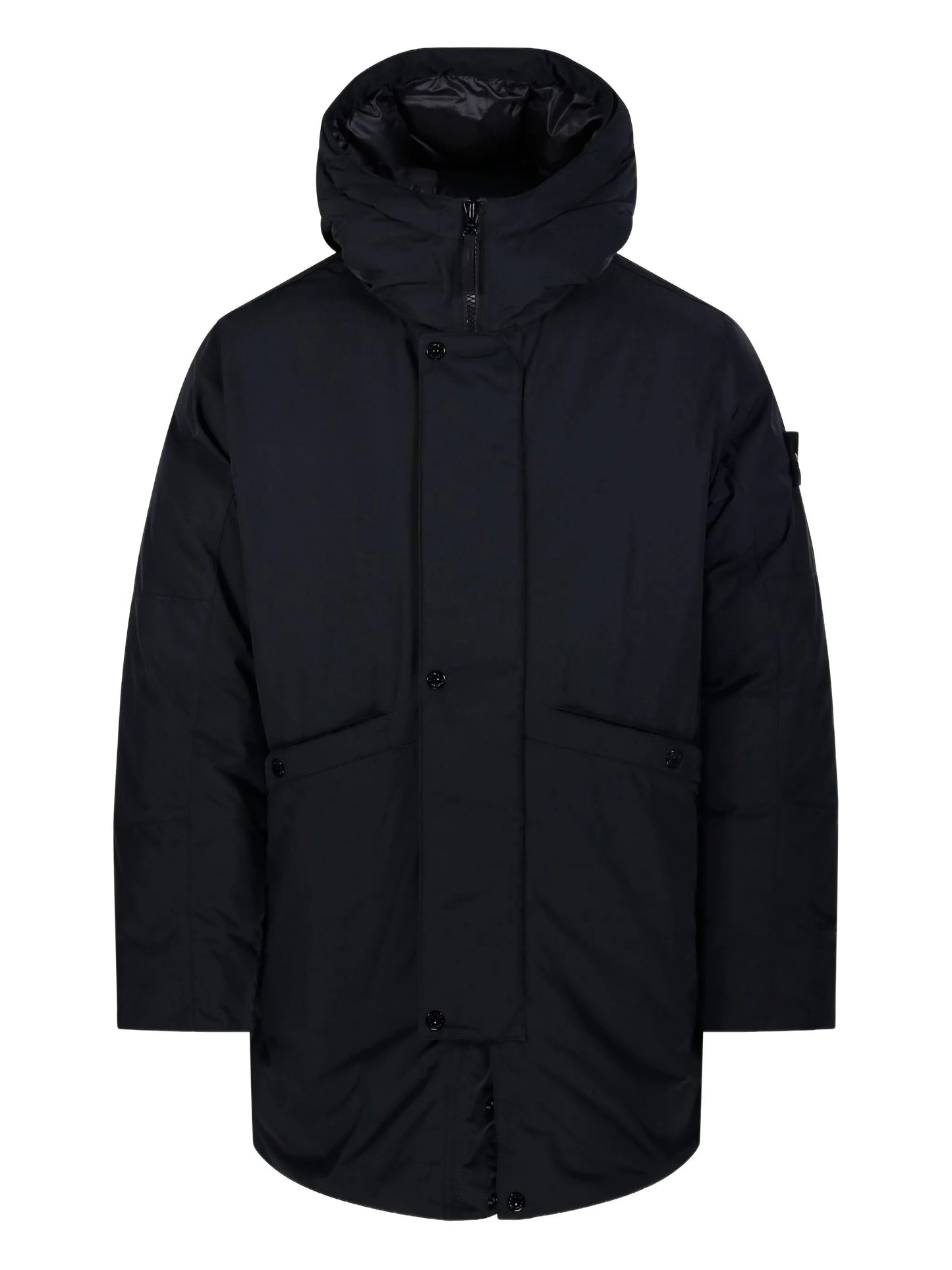 Stone Island - Long Parka. - Nero