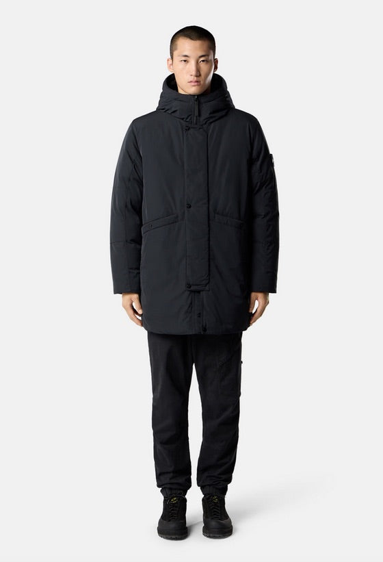 Stone Island - Long Parka. - Nero