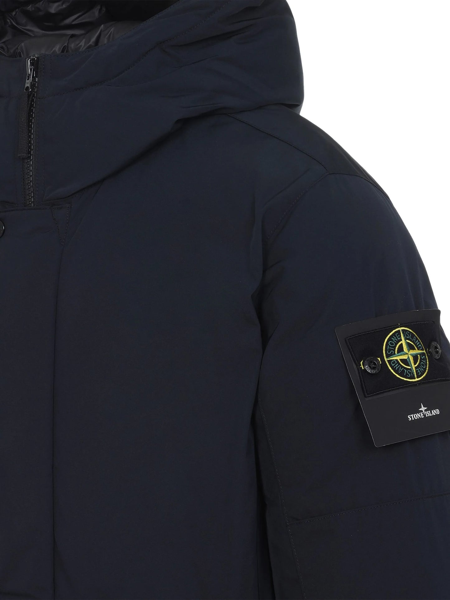 Stone Island - Long Parka. - Blu