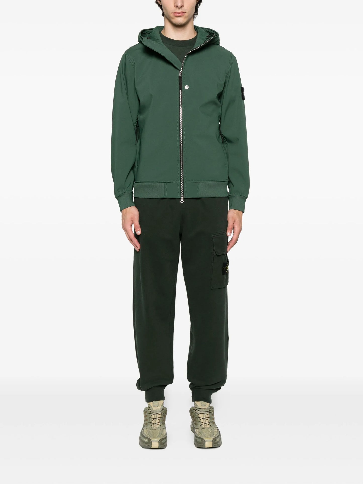 Stone Island - Jacket Soft Shell. - Verde