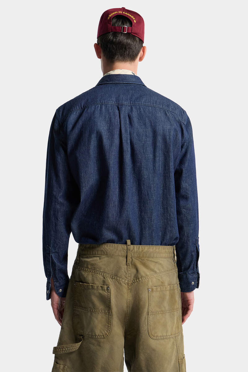 Dsquared2 - Biker Shirt - Blu