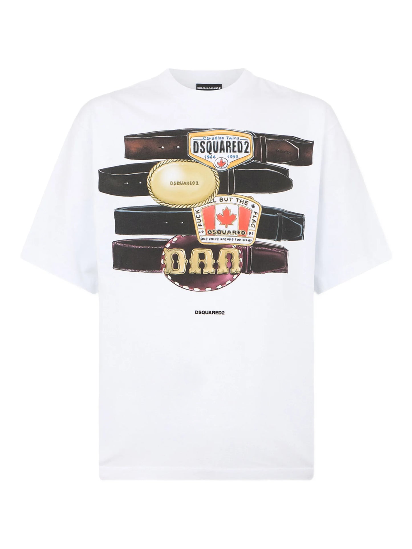 Dsquared2 - Iconique Loose Fit Tee - Bianco