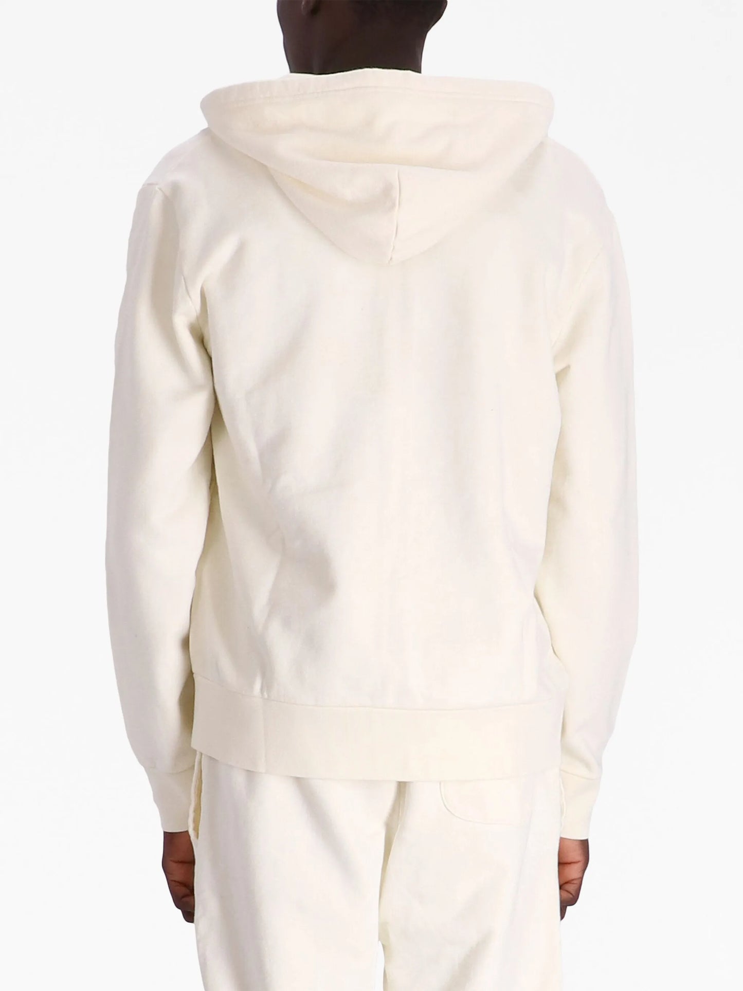 Ralph Lauren - Felpa Zip Capp. - Bianco