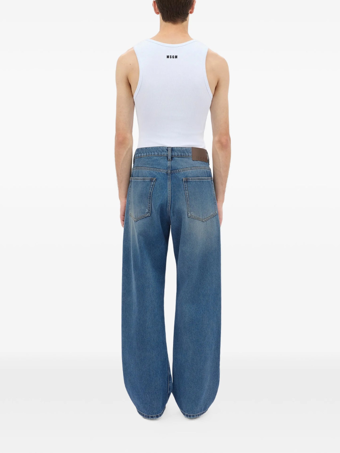 Msgm - Pants - Blu