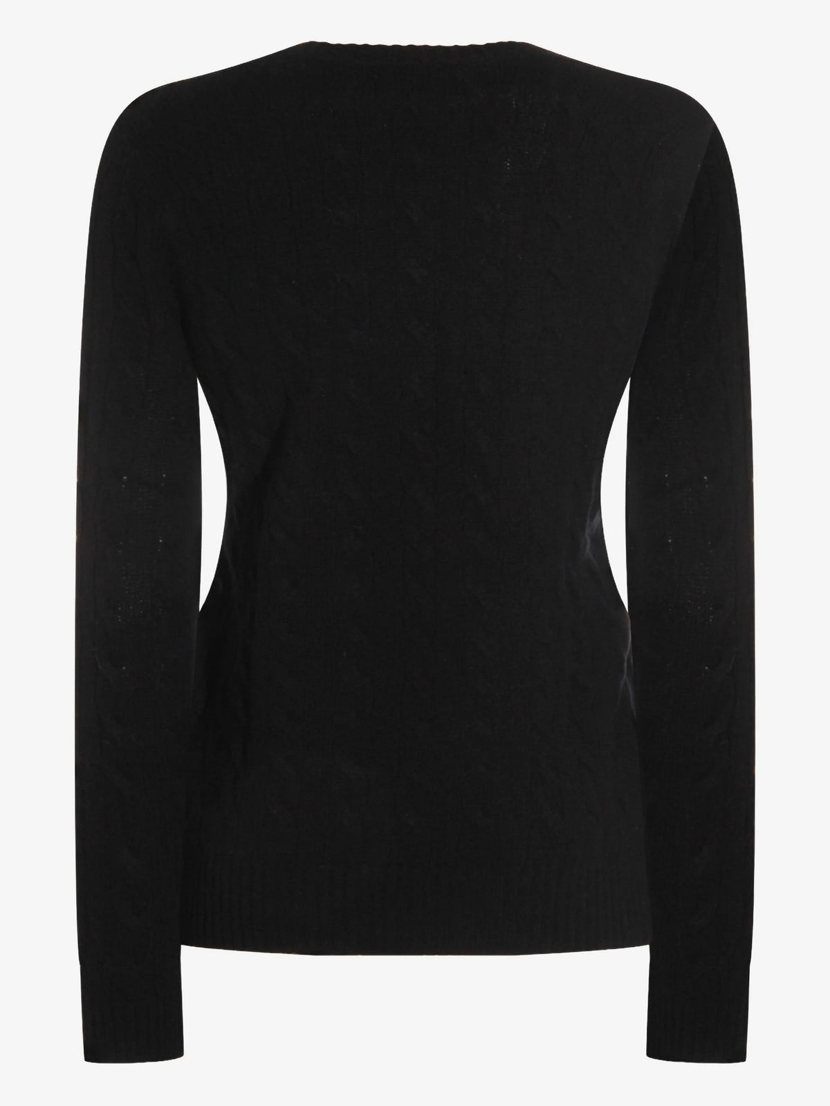 Maglione Con Scollo A V - Nero