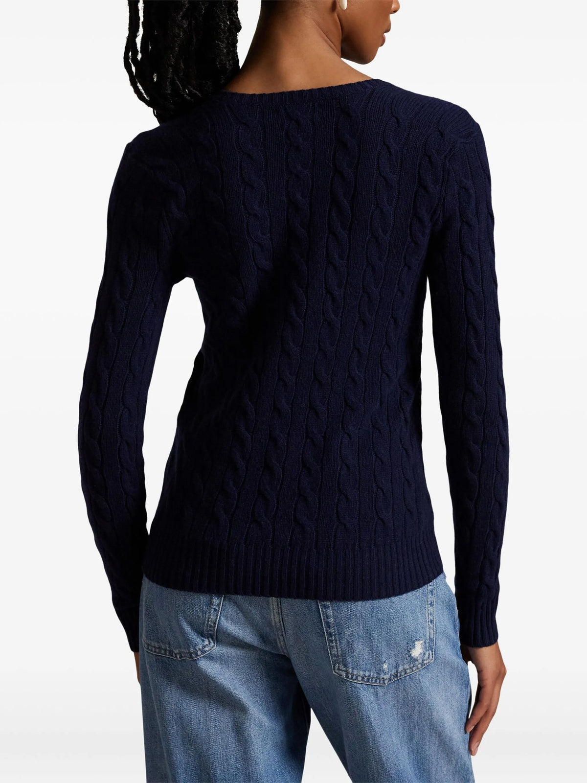 Maglione Con Scollo A V - Blu