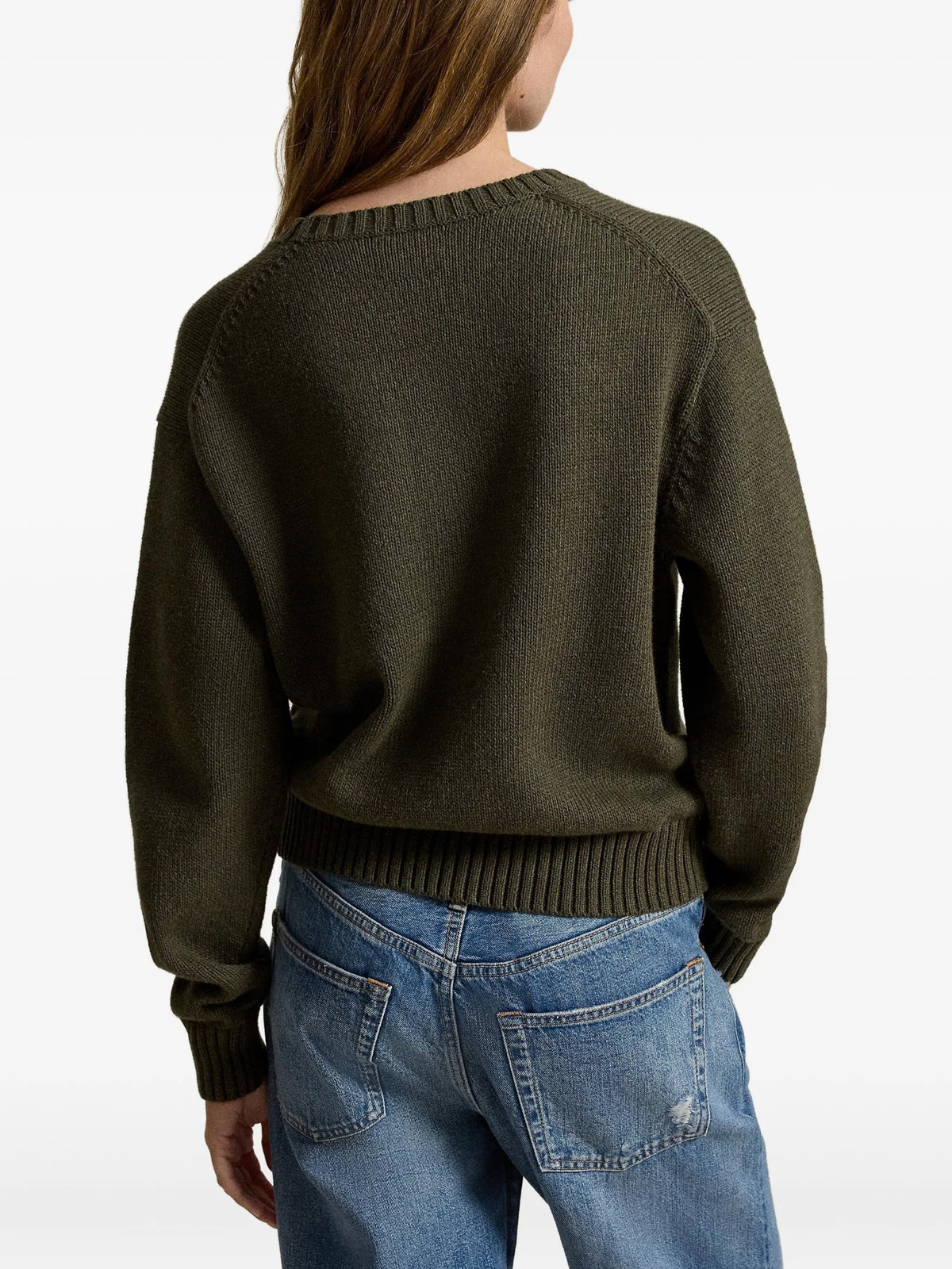 Maglione Polo Bear Girocollo - Verde