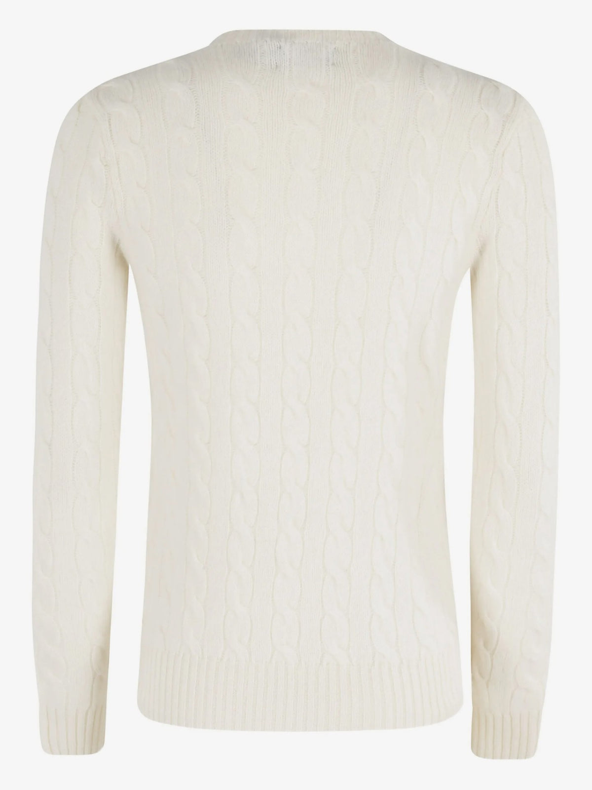 Maglione Trecce Girocollo - Bianco