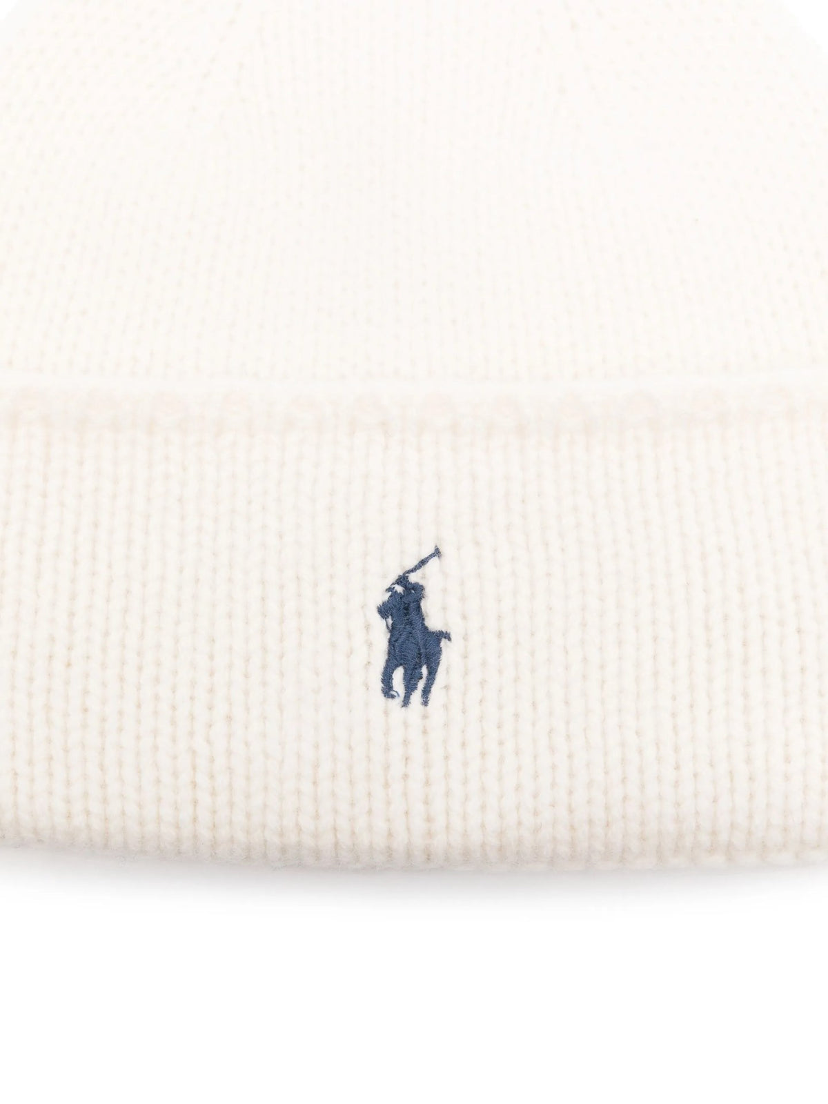 Berretto Con Logo Ricamato - Crema