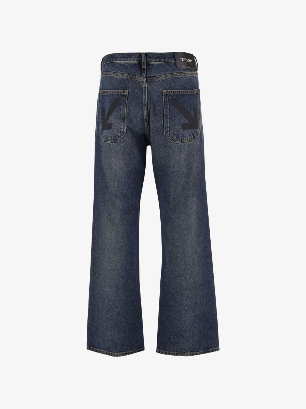 Half Arrow Slim Relax Jeans - Denim