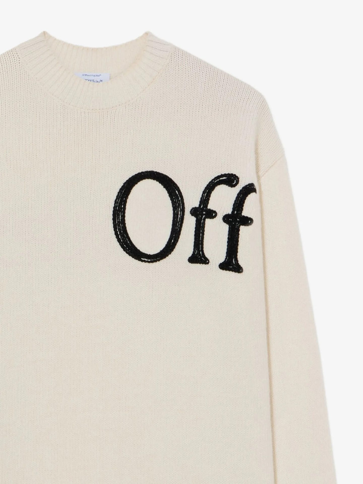 Bookish Shared Knit Crewneck - Crema
