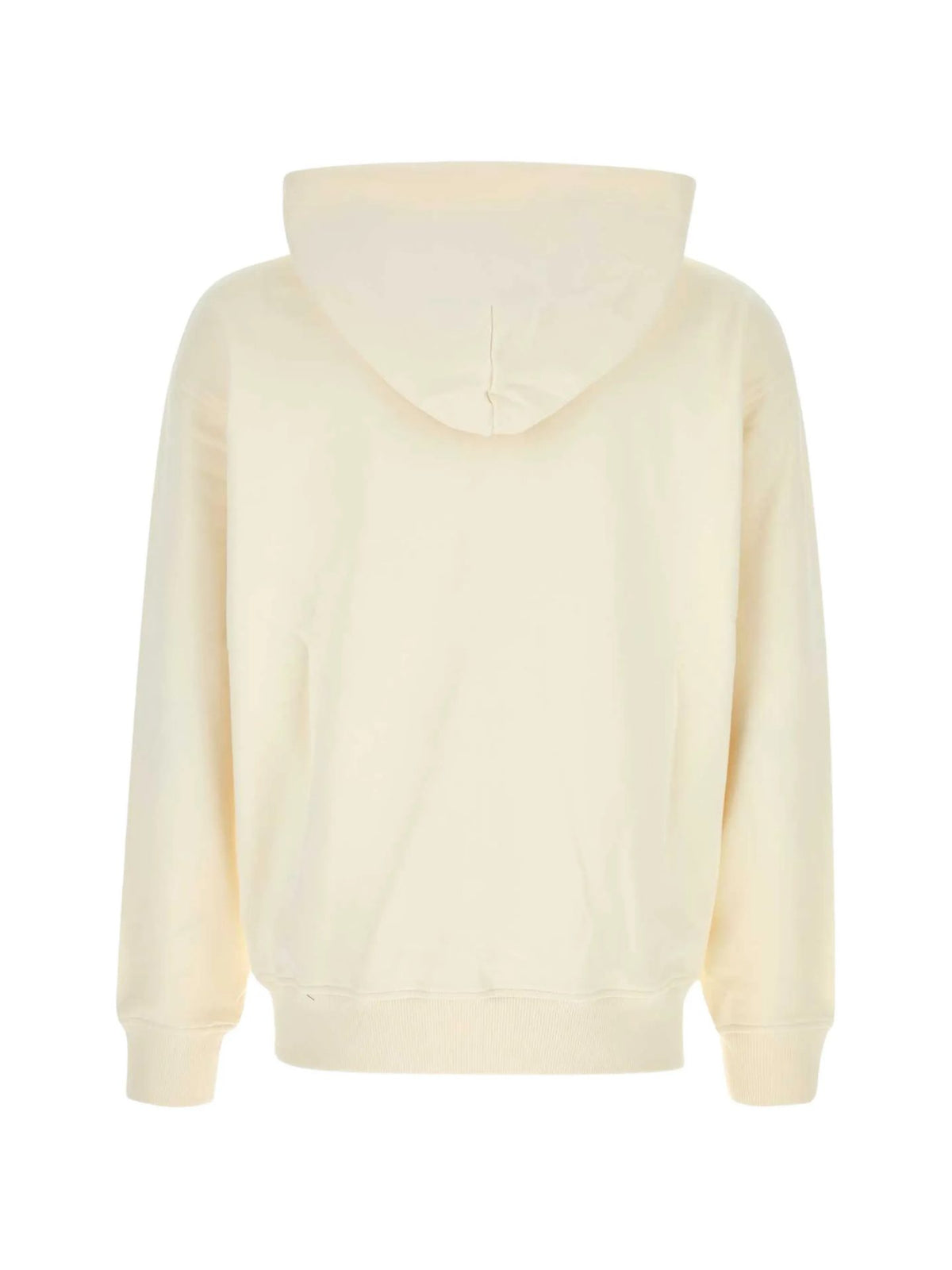 Felpa Con Cappuccio E Stampa Di Palme - Beige