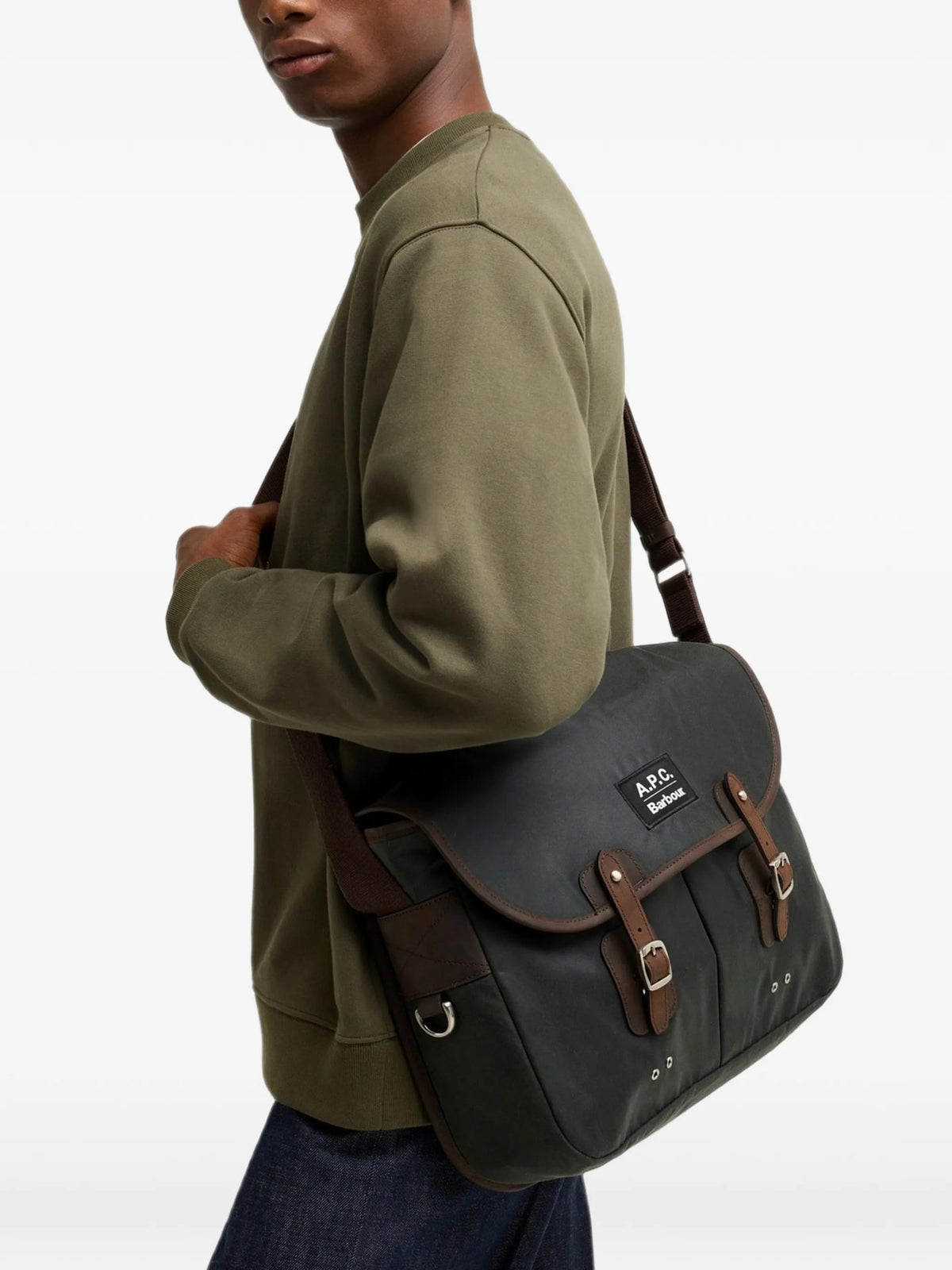 Barbour X Apc Wax Tarras Basg - Dark Sage