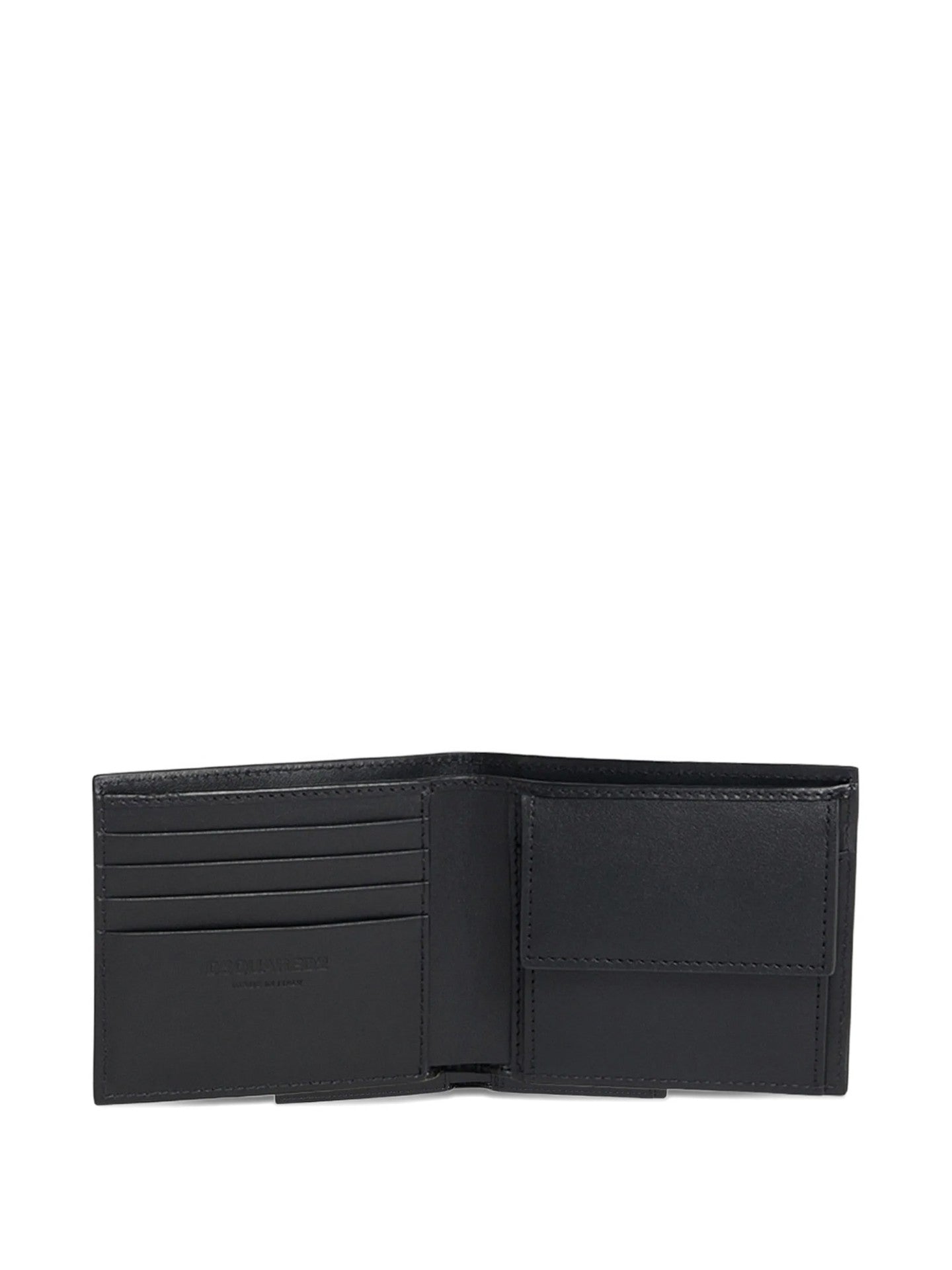 WALLET WITH COIN CASE VITELLO - NERO