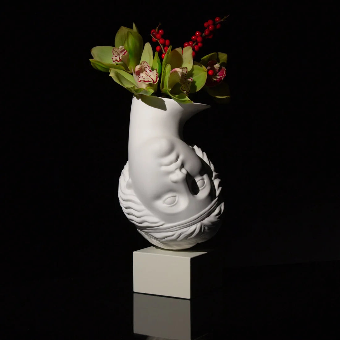 Seletti - Vaso In Porcellana "Amor Volat" Cm 22x17 H. 30 -