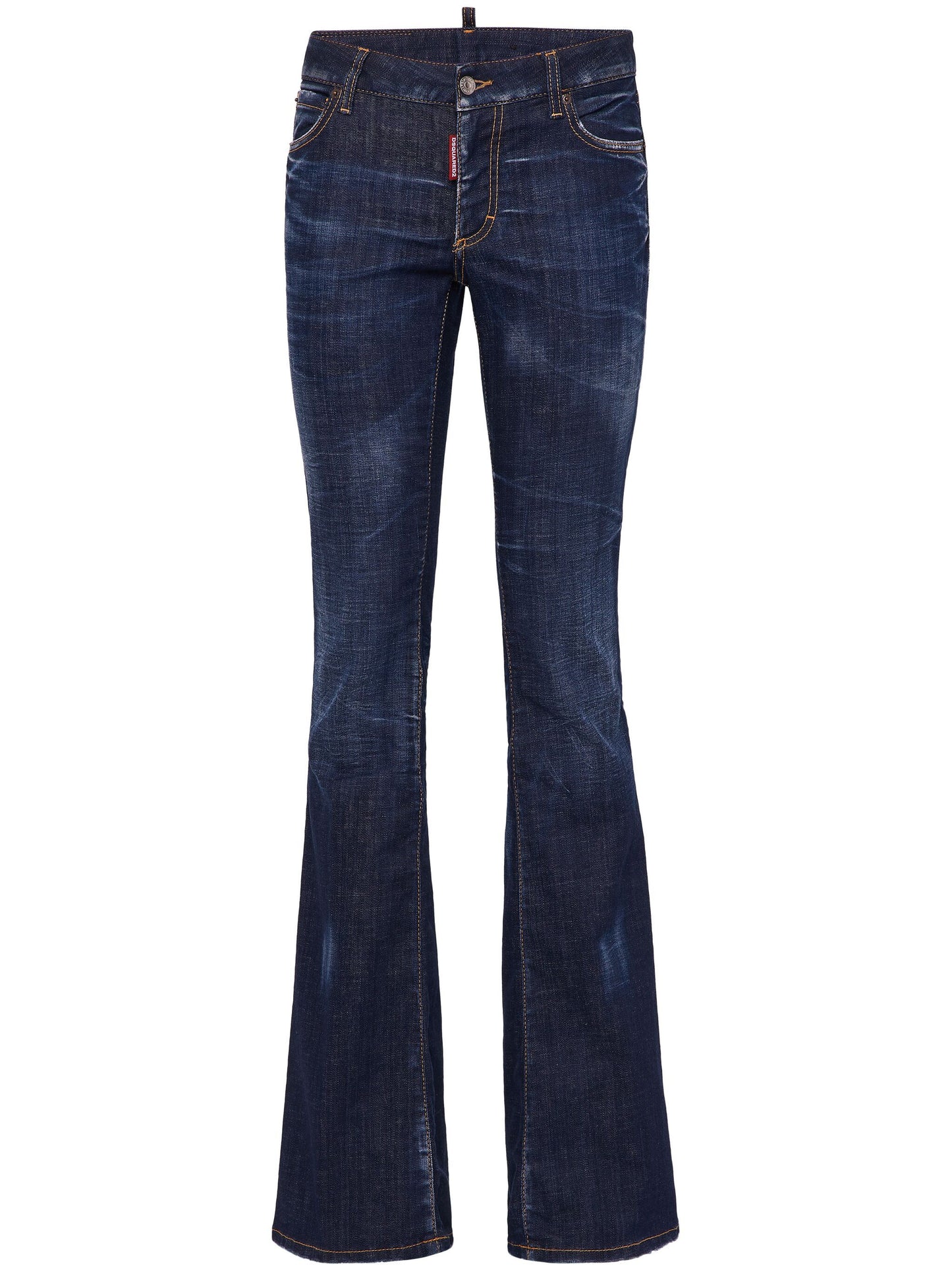 Dsquared2 - Medium Waist Flare Jean - Blu