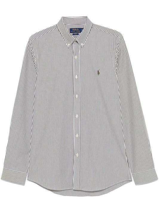 Ralph Lauren - Camicia Righe - Marrone