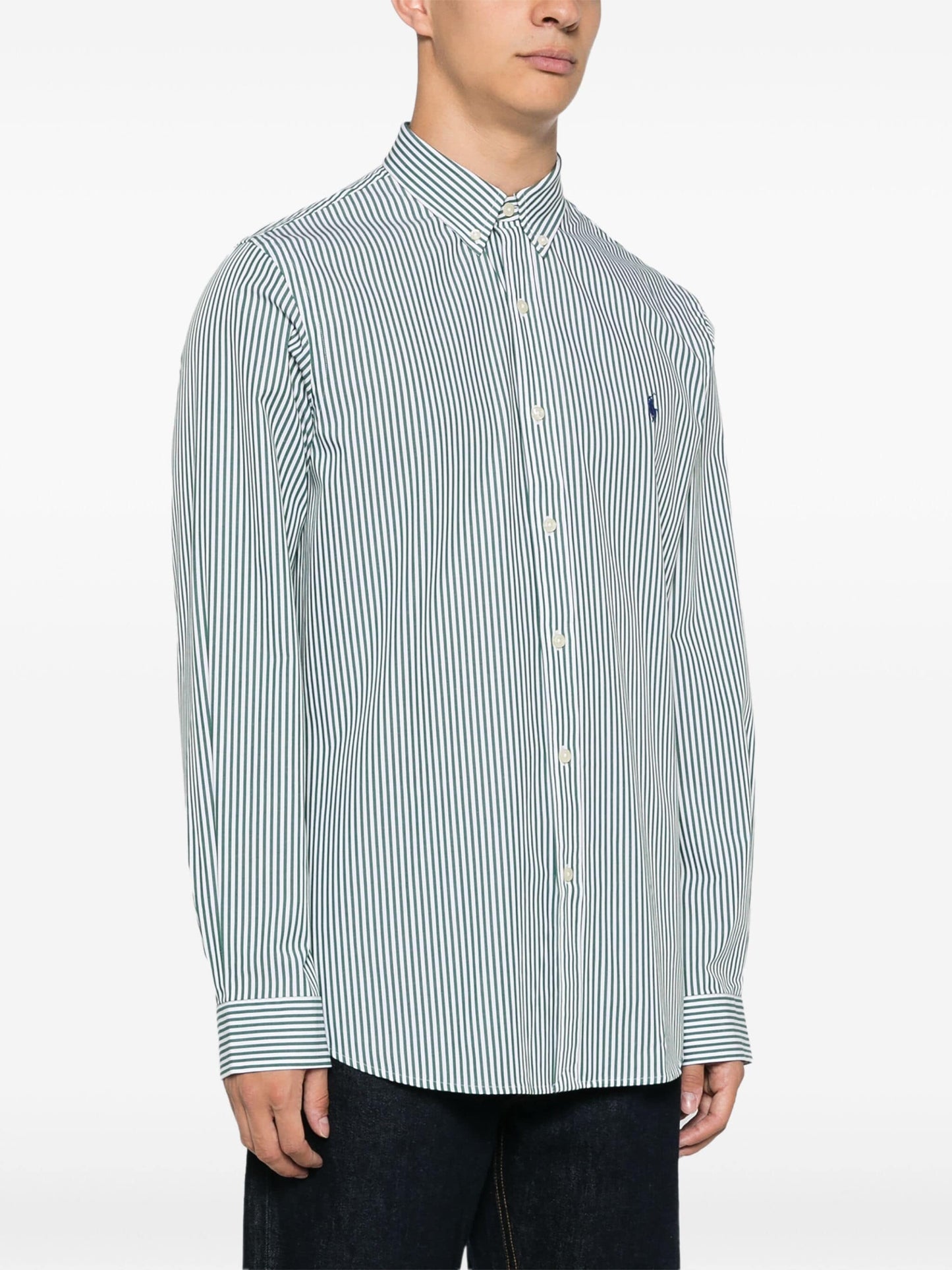 Ralph Lauren - Camicia Righe - Verde