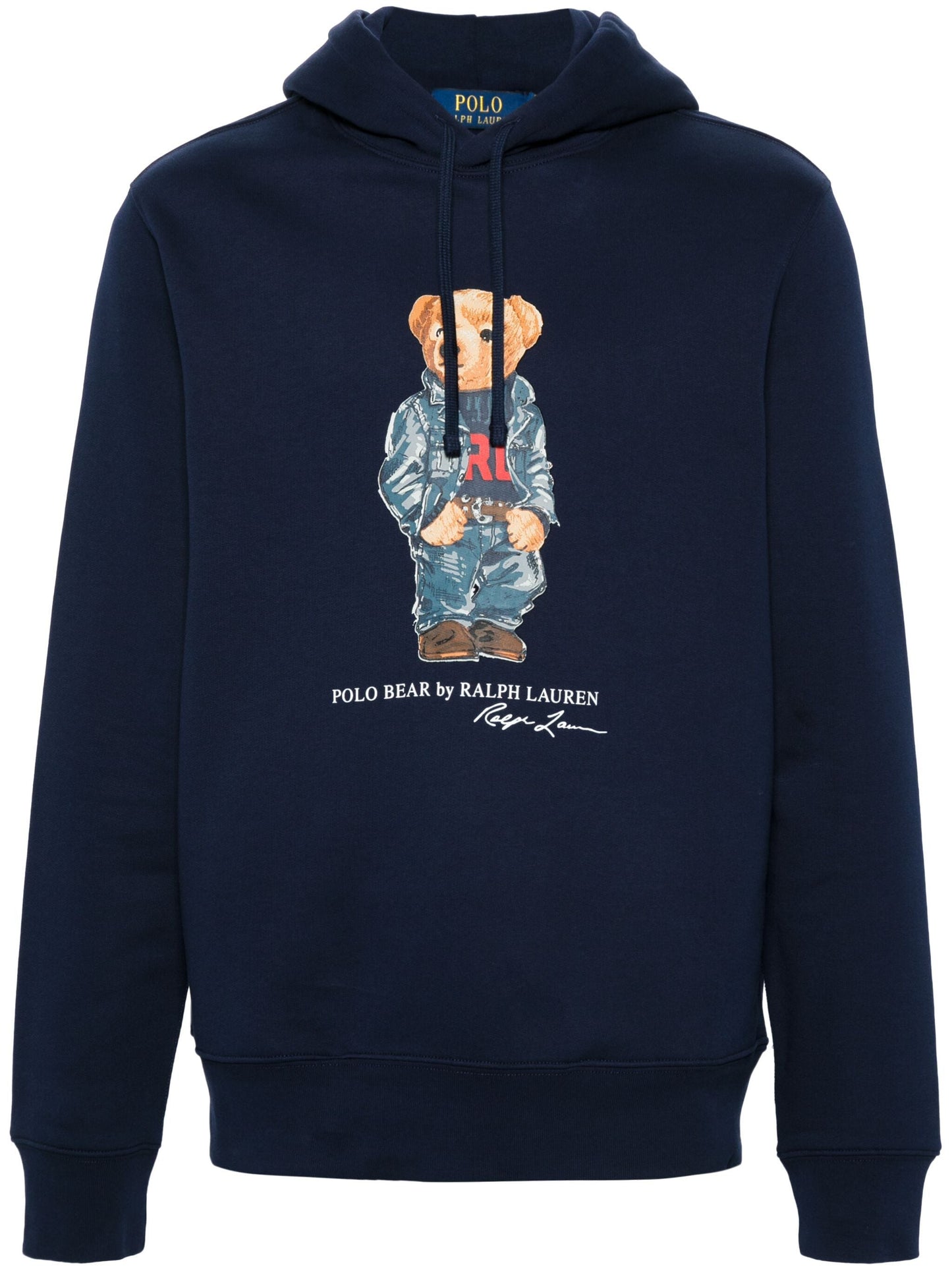 Ralph Lauren - Bear Felpa Cappuccio - Blu