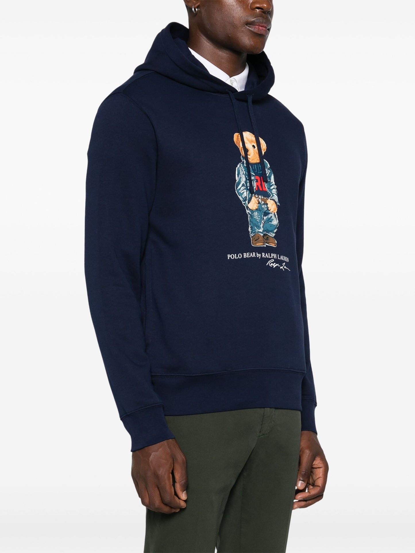 Ralph Lauren - Bear Felpa Cappuccio - Blu