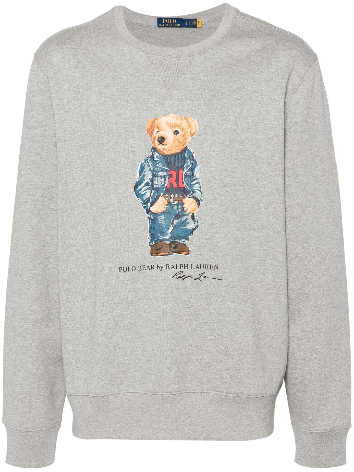 Ralph Lauren - Bear Felpa Girocollo - Grigio