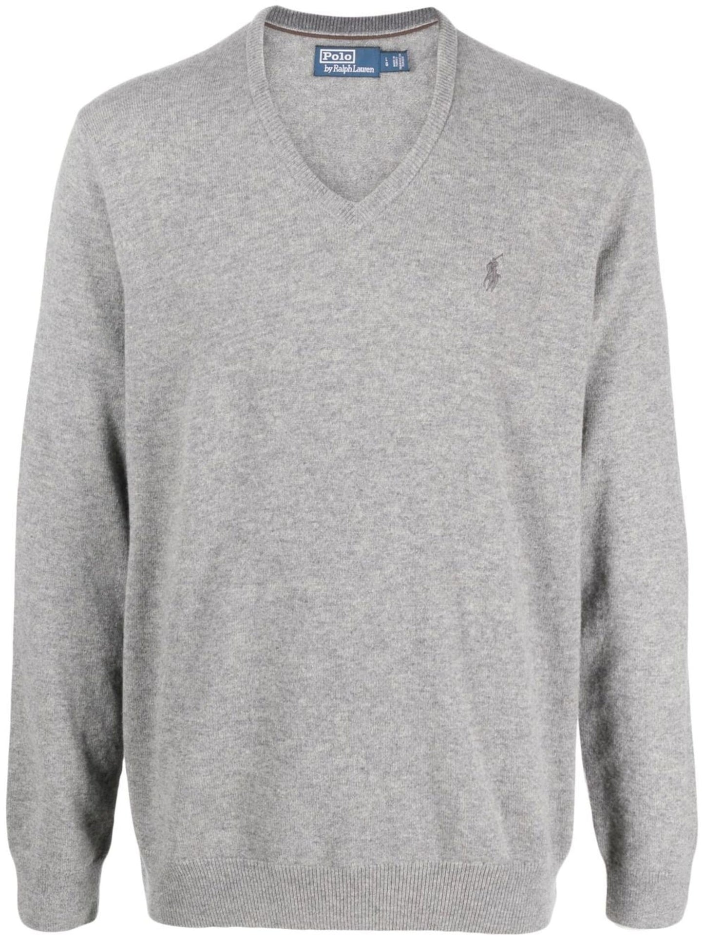 Ralph Lauren - Lambswool Scollo V - Grigio