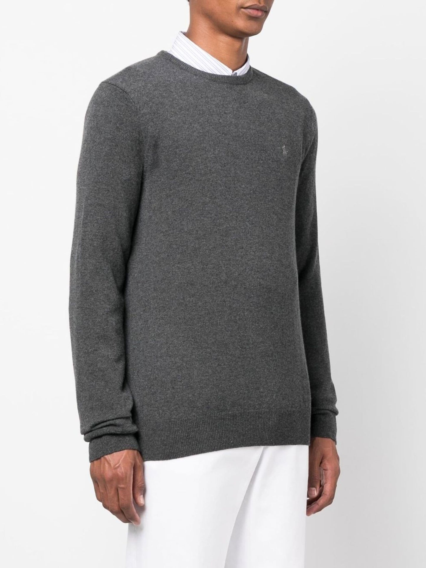 Ralph Lauren - Lambswool Girocollo - Antracite